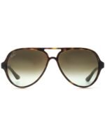 Anteojos Lentes de Sol Ray Ban Cats 5000 Rb4125 Habana /Marrón Polarizado 59-13 - Imagen 2