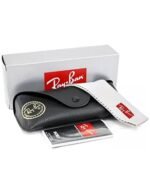 Anteojos Lentes de Sol Ray Ban Justin RB4165F Espejo negro mate/dorado 54-16 - Imagen 2