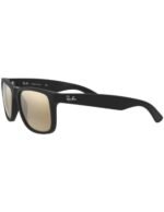 Anteojos Lentes de Sol Ray Ban Justin RB4165F Espejo negro mate/dorado 54-16 - Imagen 3