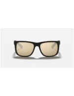 Anteojos Lentes de Sol Ray Ban Justin RB4165F Espejo negro mate/dorado 54-16 - Imagen 8