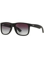 Anteojos Lentes de Sol Ray Ban Justin RB4165F Degrade negro mate/gris 55-16
