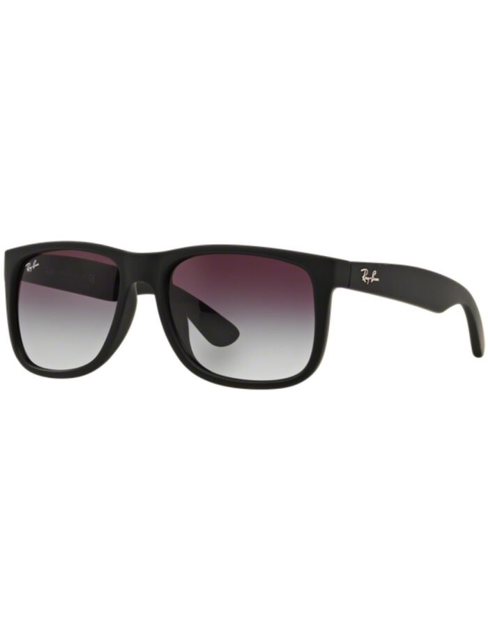 Anteojos Lentes de Sol Ray Ban Justin RB4165F Degrade negro mate/gris 55-16 - Imagen 1