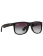Anteojos Lentes de Sol Ray Ban Justin RB4165F Degrade negro mate/gris 55-16 - Imagen 8