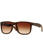 Anteojos Lentes de Sol Ray Ban Justin RB4165F Habana mate/Degrade marrón 55-16