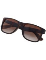 Anteojos Lentes de Sol Ray Ban Justin RB4165F Habana mate/Degrade marrón 55-16 - Imagen 8