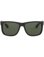 Anteojos Lentes de Sol Ray Ban Polarizado Justin Rb4165 Clásico Negro/Verde 54 - Imagen 2
