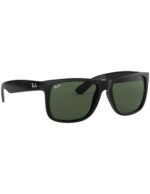 Anteojos Lentes de Sol Ray Ban Polarizado Justin Rb4165 Clásico Negro/Verde 54 - Imagen 6