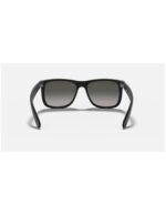 Anteojos Lentes de Sol Ray Ban Justin RB4165 Espejo negro mate/plateado 54-16 - Imagen 4