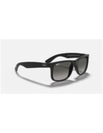 Anteojos Lentes de Sol Ray Ban Justin RB4165 Espejo negro mate/plateado 54-16 - Imagen 6