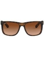 Anteojos Lentes de Sol Ray Ban Justin RB4165 Degrade marrón/tortuga 54-16 - Imagen 6