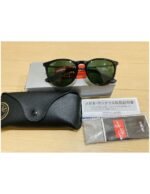 Anteojos Lentes de Sol Ray Ban Erika Rb4171F 6012P 54-18 Polarizado Negro/Verde - Imagen 2
