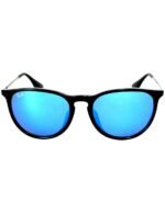 Anteojos Lentes de Sol Ray Ban Erika RB4171F 60155 54-18 Espejo negro mate/azul - Imagen 2