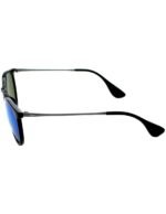 Anteojos Lentes de Sol Ray Ban Erika RB4171F 60155 54-18 Espejo negro mate/azul - Imagen 4