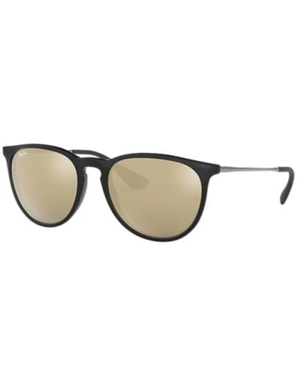 Anteojos Lentes de Sol Ray Ban Erika RB4171F Negro mate/marrón dorado 54-18