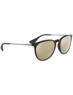 Anteojos Lentes de Sol Ray Ban Erika RB4171F Negro mate/marrón dorado 54-18 - Imagen 3