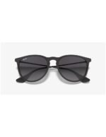 Anteojos Lentes de Sol Ray Ban Erika RB4171F Degrade negro mate/gris 54-18 - Imagen 3