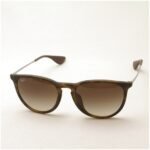 Anteojos Lentes de Sol Ray Ban Erika RB4171F Degrade marrón/tortuga mate 54-18