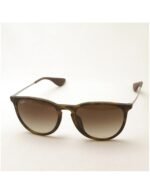 Anteojos Lentes de Sol Ray Ban Erika RB4171F Degrade marrón/tortuga mate 54-18