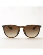 Anteojos Lentes de Sol Ray Ban Erika RB4171F Degrade marrón/tortuga mate 54-18 - Imagen 5