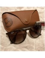 Anteojos Lentes de Sol Ray Ban Erika RB4171F Degrade marrón/tortuga mate 54-18 - Imagen 8