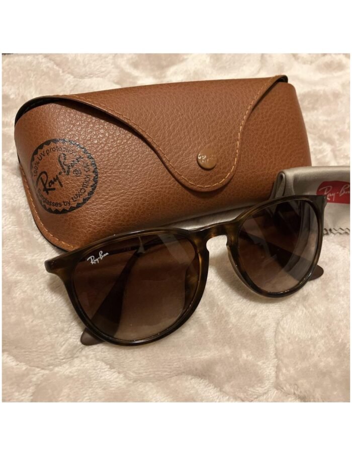 Anteojos Lentes de Sol Ray Ban Erika RB4171F Degrade marrón/tortuga mate 54-18 - Imagen 8
