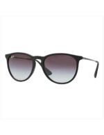 Anteojos Lentes de Sol Ray Ban Erika RB4171 6228G 54-18 Degrade negro mate/gris