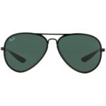 Anteojos Lentes de Sol Ray Ban Classic RB4180 601S71 58 Negro mate/verde