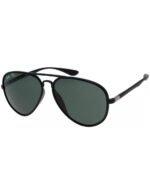 Anteojos Lentes de Sol Ray Ban Classic RB4180 601S71 58 Negro mate/verde - Imagen 2