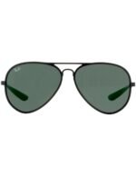Anteojos Lentes de Sol Ray Ban Classic RB4180 601S71 58 Negro mate/verde - Imagen 3