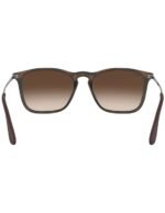 Anteojos Lentes de Sol Ray Ban Chris RB4187F Degrade marrón/tortuga mate 54-18 - Imagen 4