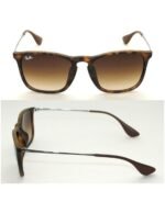 Anteojos Lentes de Sol Ray Ban Chris RB4187F Degrade marrón/tortuga mate 54-18 - Imagen 6