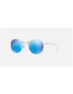Anteojos Lentes de Sol Ray Ban Classic RB4242 Blanco con espejo azul 49-21 - Imagen 2