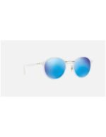 Anteojos Lentes de Sol Ray Ban Classic RB4242 Blanco con espejo azul 49-21 - Imagen 7