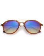 Anteojos Lentes de Sol Ray Ban Classic RB4253 6238/8B 50-21 Degrade marrón/azul - Imagen 3