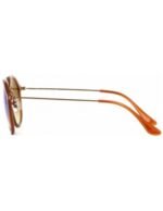 Anteojos Lentes de Sol Ray Ban Classic RB4253 6238/8B 50-21 Degrade marrón/azul - Imagen 4