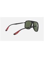 Anteojos Lentes de Sol Ray Ban Scuderia Ferrari  RB4308MF Negro/Verde 57-17 - Imagen 7