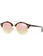 Anteojos Lentes de Sol Ray Ban Clubround Double Bridge RB4346 990/7O 51