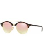Anteojos Lentes de Sol Ray Ban Clubround Double Bridge RB4346 990/7O 51 - Imagen 2