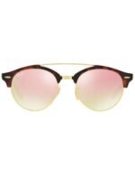Anteojos Lentes de Sol Ray Ban Clubround Double Bridge RB4346 990/7O 51 - Imagen 3