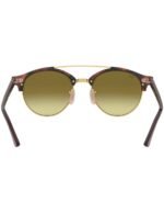 Anteojos Lentes de Sol Ray Ban Clubround Double Bridge RB4346 990/7O 51 - Imagen 7