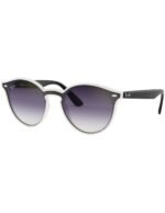 Anteojos Lentes de Sol Ray Ban Blaze RB4380NF 64160U 39 Blanco/Azul claro