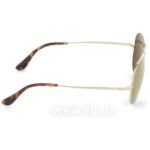 Anteojos Lentes de Sol Ray Ban Ultra Aviator Rb8029K Oro/Verde Polarizado 58
