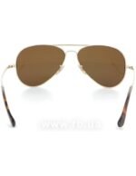 Anteojos Lentes de Sol Ray Ban Ultra Aviator Rb8029K Oro/Verde Polarizado 58 - Imagen 3