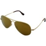 Anteojos Lentes de Sol Ray Ban Aviator Rb8029K Oro/Espejo Dorado Polarizado 58