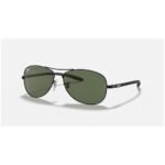 Anteojos Lentes de Sol Ray Ban Aviator RB8301 002 59 Negro/Verde oscuro