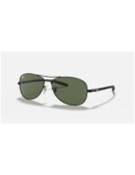 Anteojos Lentes de Sol Ray Ban Aviator RB8301 002 59 Negro/Verde oscuro