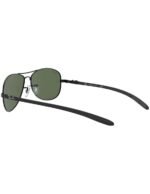 Anteojos Lentes de Sol Ray Ban Aviator RB8301 002 59 Negro/Verde oscuro - Imagen 7