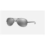 Anteojos Lentes de Sol Ray Ban Aviator Rb8301 Espejo Negro/Gris Polarizado 59