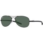 Anteojos Lentes de Sol Ray Ban Aviator Rb8301 002/N5 59 Negro/Verde Polarizado