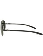 Anteojos Lentes de Sol Ray Ban Aviator Rb8301 002/N5 59 Negro/Verde Polarizado - Imagen 6